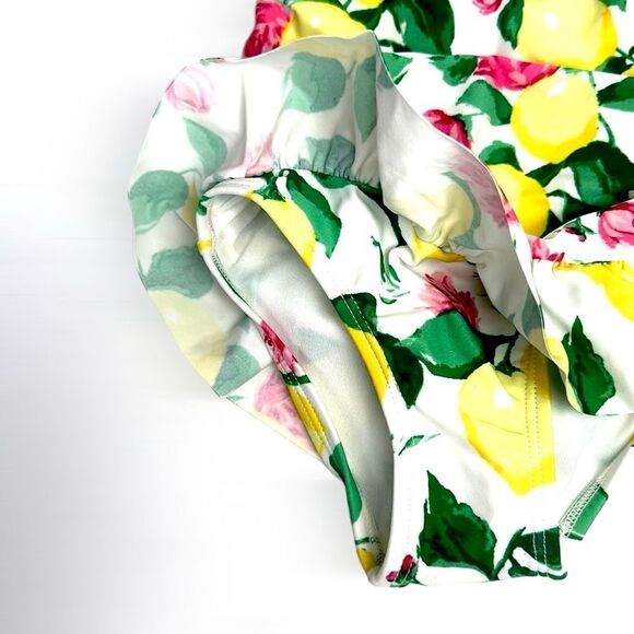 NWT Janie and Jack Lemon Swimsuit Sun Protection Size 2T - Picture 7 of 13